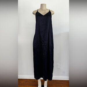 LACAUSA Midnight Blue Maxi Dress